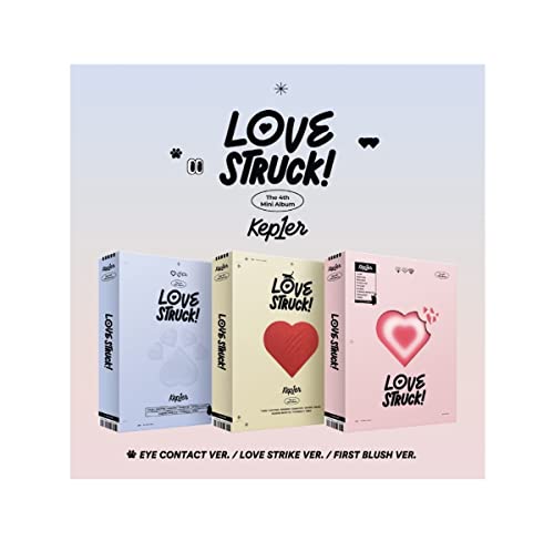 Kep1er - LOVESTRUCK! 4th Mini Album+Folded Poster (FIRST BLUSH ver. / CD Only, No Poster) von Genie Music