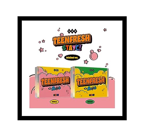 STAYC - TEENFRESH (3rd Mini Album) CD+Folded Poster (BUBBLE ver, 1 Folded Poster) von Genie Music