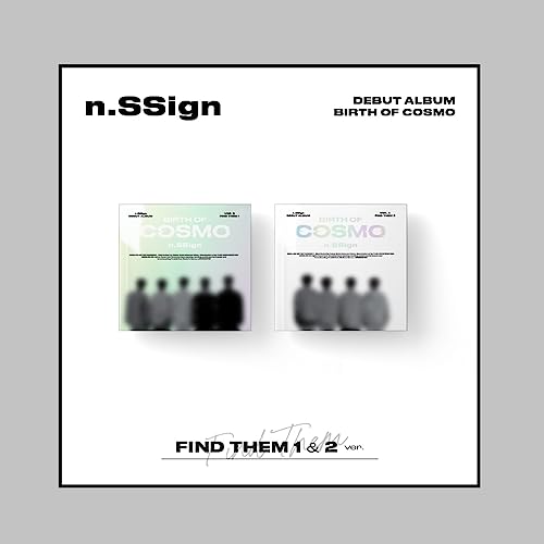 n.SSign - DEBUT ALBUM : BIRTH OF COSMO [FIND THEM VER.] CD (FIND THEM 1+2 ver. SET) von Genie Music