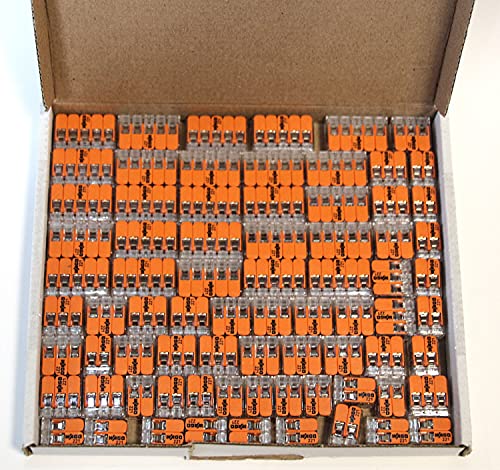 Wago 221 Klemmen SET 50x 221-412, 221-413, 221-415 - Kabel Verbinder in der wiederverschließbaren Box - Original WAGO von Genisys