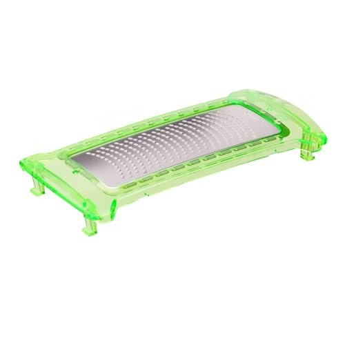 Genius Nicer Dicer Plus Reib-Einsatz Reibe fein inkl. Schutzabdeckung Zubehör Ersatzteile - kompatibel mit Nicer Dicer Plus - Käsereibe & Gemüsereibe für Zitronen, Parmesan, Nüsse von Genius