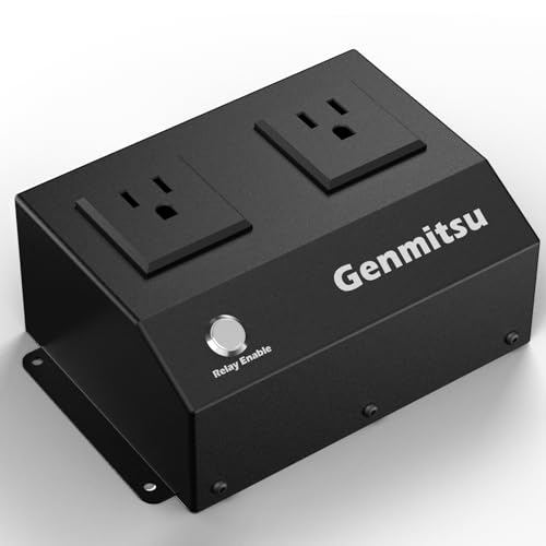 Genmitsu iMaticBox Relaismodulschalter für CNC-Fräsmaschinen, 12 VDC Smart PWM Signalsteuerungsrelaisschalter zum Anschluss von Fräsern, Lasern und Staubsammlern von Genmitsu