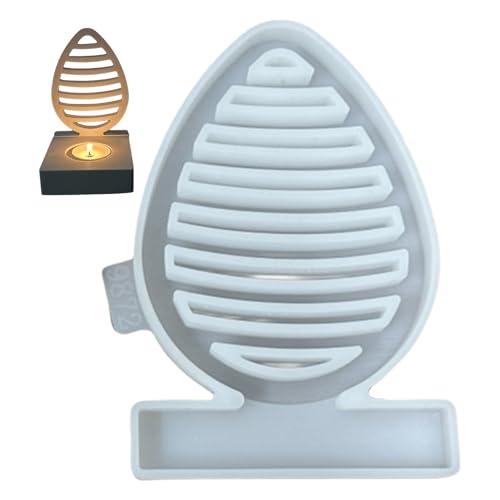 Geonoy Osterhase Silikonform, 3D Hasenform für Ostern, Kerzenform Silikon Ostern, Ostern Kaninchen Silikonformen Gießformen, Osterhase Silikonform for Gips, DIY-Geschenke von Geonoy