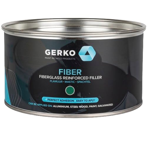 Gerko Spachtelmasse 1,8 Kg Glasfaser Spachtel Fiberglas Spachtel Faserspachtel von Gerko