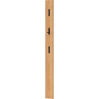 GERMANIA Wandgarderobe 3728-243 eiche Holz 3 Haken 15,0 x 170,0 cm von Germania