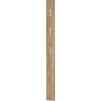 GERMANIA Wandgarderobe 3348-243 eiche Holz 3 Haken 15,0 x 170,0 cm von Germania