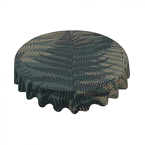 Geroclonup Nordic Retro dunkelbraune Tischdecke mit Blumenmuster, rund, 152,4 cm, Frühlingsblumen, dekorative Tischdecke mit knitterarm, für Zuhause, Küche, Esstisch, Outdoor, Party, Picknick Geroclonup Nordic Retro dunkelbraune Tischdecke mit Blumenmuster, rund, 152,4 cm, Frühlingsblumen, dekorative Tischdecke mit knitterarm, für Zuhause, Küche, Esstisch, Outdoor, Party, Picknick von Geroclonup