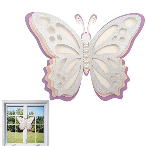 3D-Schmetterling-Aufkleber – abnehmbare 3D-Schmetterlings-Aufkleber für Wand, Wandsticker für Babyparty, Hochzeit, Themenpartys, Feiertage, Abschlussfeiern Geruwam von Geruwam