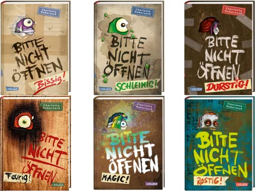 Bitte nicht öffnen Reihe von Charlotte Habersack | Band 1-6 im Hardcover inklusive exklusiven Stickerbogen von Geschenkidee