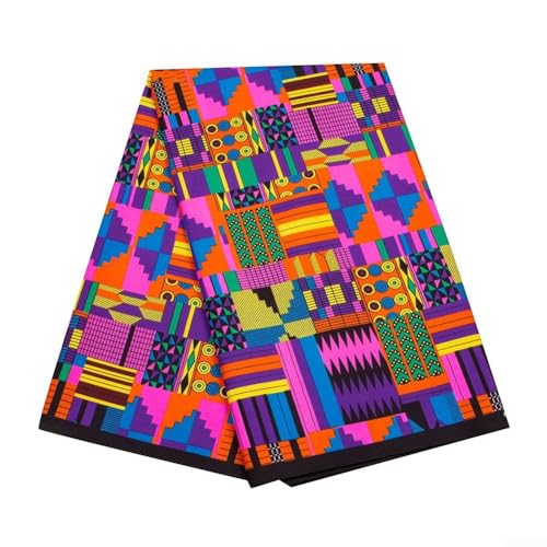 Afrikanisches Kleid Handwerk DIY Nähen Textil Polyester Batik Wachs Stoff Ankara Prints von Getdoublerich