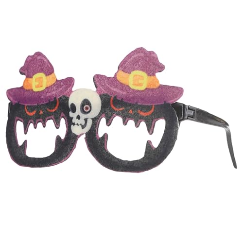 Geteawily Halloween-Partybrille für Kinder,Halloween-Kostüm-Partybrille,Partyzubehör Kostümbrille Lustiges Design - Kostümzubehör, Gastgeschenke, Gläser für Kinder, Partyzubehör, Kostümzubehör, Spaß von Geteawily