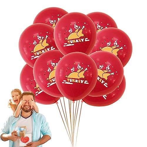 Geteawily Herbstballons, 30,5 cm, Türkei, Kürbis, Ahorn, -Ballon, dekorative Ballons für Familienfeiern, Festival-Ballons von Geteawily