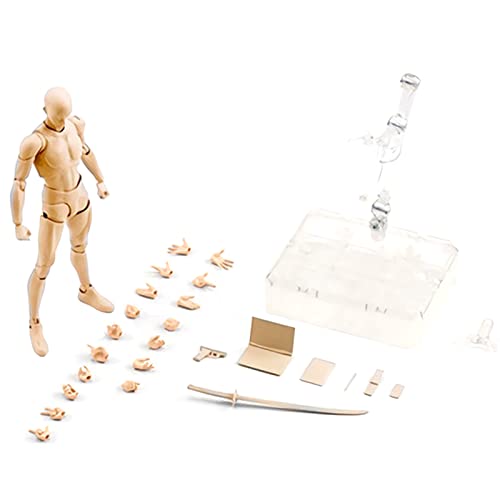 Geteawily Zeichnung Actionfigur, Body Kun Actionfiguren, Zeichenfigur-Modelle für Künstler, bewegliches Anime-Action- mit beweglichen Gelenken, Mal-Requisiten, Sammlung, Desktop-, von Geteawily