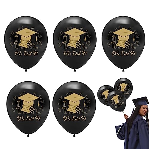 Luftballons Grad 2023, 30,5 cm, Latex-Luftballons mit Aufschrift "We Did It", für Klassenzimmer, Abschlussfeier, , Gastgeschenke für Studenten, Universität, College Geteawily von Geteawily