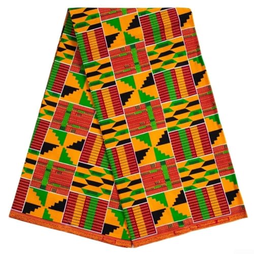 Afrikanisches Wachstuch, Ankara-Stoff, afrikanischer Anzugstoff, Simulationswachs, bedrucktes Blumen-Tuch (91 cm) von Gettimore