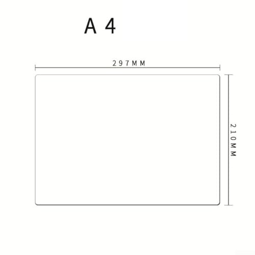 Funktionale, trocken abwischbare Magnet-Memoboard für organisierte Wohnräume, ein praktisches Küchenzubehör (A4) von Gettimore