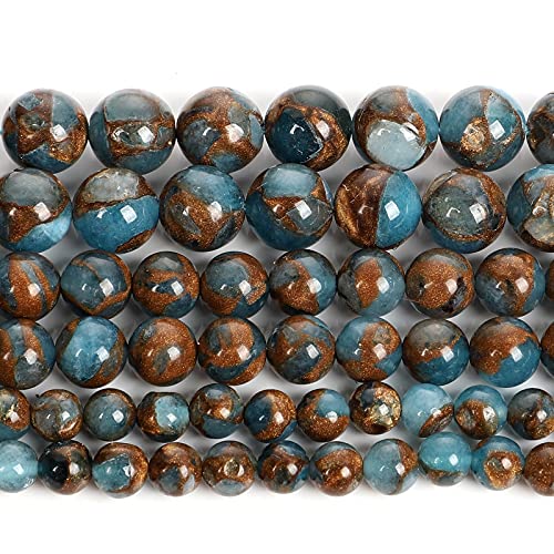 Gfsdjalkj Natürliche Steinperlen Saphir Naturstein Lose Perlen for Schmuckherstellung Handarbeiten DIY. Armbandstrang 4-12 mm Handgefertigte Handwerker. (Item Diameter : 12mm About 30 pcs) von Gfsdjalkj