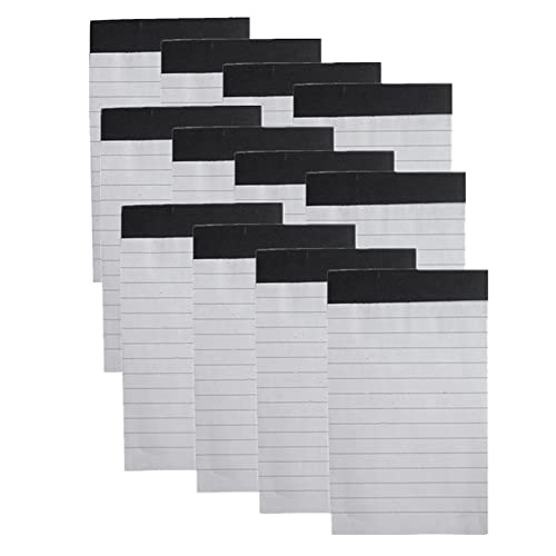 Ggnaxivs 12 Stück weiße Notizbuch-Nachfüllpackungen, 7,6 x 12,7 cm, Handschrift-Notizbuch mit 30 pro nachfüllbaren Notizbuch-Nachfüllpackungen von Ggnaxivs