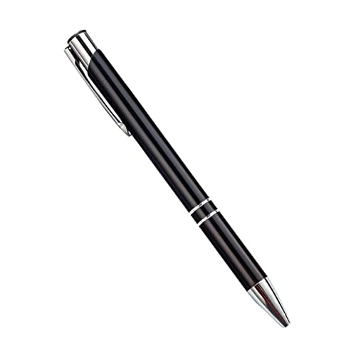 Ggnaxivs Metall Kugelschreiber 10 Stück Premium Kugelschreiber Set Hochwertig, für einfaches und weiches Schreiben Schwarz von Ggnaxivs