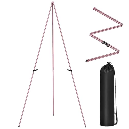 Art Tripod Easel Stand, Adjustable Height Easel, Aluminum Alloy Art Easel, Portable Art Easel, Tripod Picture Stand, Poster Stand for Display, Anti-Slip Easel for Drawing, Tabletop Display Easel von Ghjkldha