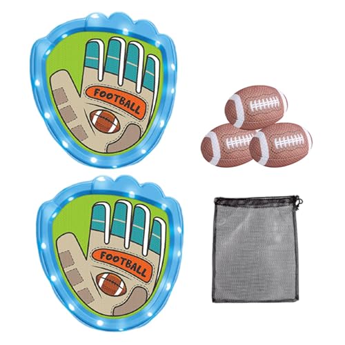 Ghjkldha Sticky Ball Toss and Catch Game Kit, LED Lights Beach Throwing Game for Family Gatherings, Outdoor Carnivals, Birthday Parties, Fun Camping Trips,Toss and Catch Ball Game von Ghjkldha