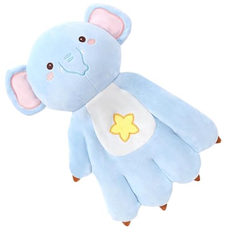 Kid Patting Toy, Soothes Palm Cute Animal Sleeping Palm Baby Sleep Aid, Anti-Startle Sleep Companion Toys, Baby Startle Prevention Pillow, Soothing Hand Pillow for Kids Boys von Ghjkldha