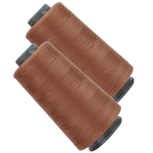 Polyester Thread for Overlock Machines | Thread for Overlock Machines | 2200 Meters of 40/2 Polyester Thread for Efficient Sewing | 2 Spools Suitable for Quilting and Repairing Fabrics at Home von Ghjkldha