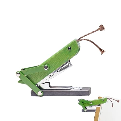 Small Stapler, Animal Shape Stapler, Grasshopper Desk Stapler, Cute Stapler, Animal Figurine Stapler, Novelty Desk Stapler, Decorative Desk Stapler for School Offices Stationery von Ghjkldha