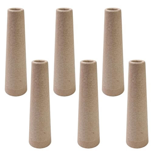 Yarn Cones Set, Thick Wool Yarn, Wool Winding Supplies, 1.97x1.18x6.89-Inch Craft Accessories for Knitting, Tufting, Crochet, About 30g Material Paper von Ghjkldha