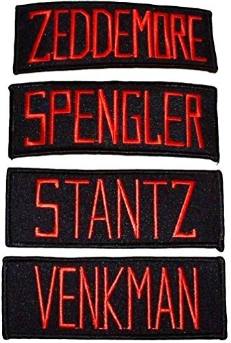 Lot of 4 Ghostbusters Namensschilder Embroidered Patches von Ghostbusters