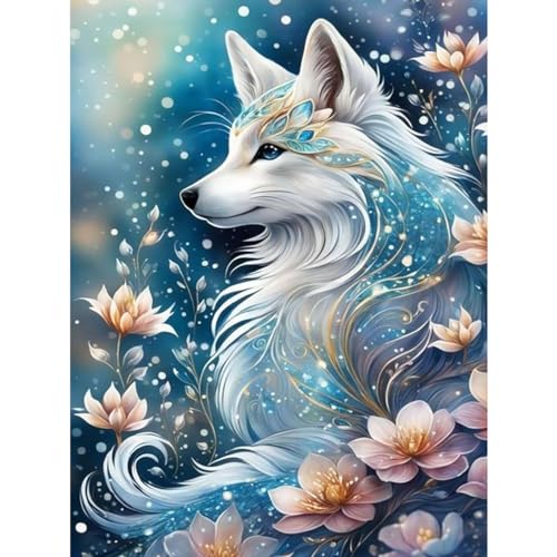 Fuchs Diamond Painting Erwachsene-Fuchs Diamant Painting Bilder Erwachsene,Tiere Diamond-Painting Arts Craft für Home Wand Decor(30x40cm) von Giahism