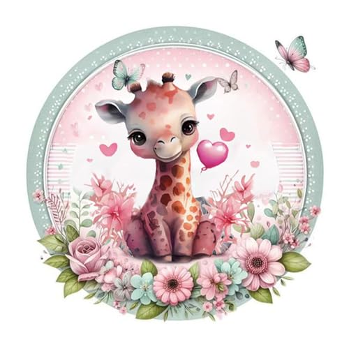 Giraffe Diamond Painting Set Erwachsene-Giraffe Diamanten Painting,Giraffe Diamond Painting Erwachsene für Zuhause Freizeit und Wanddekoration(12x12inch) von Giahism