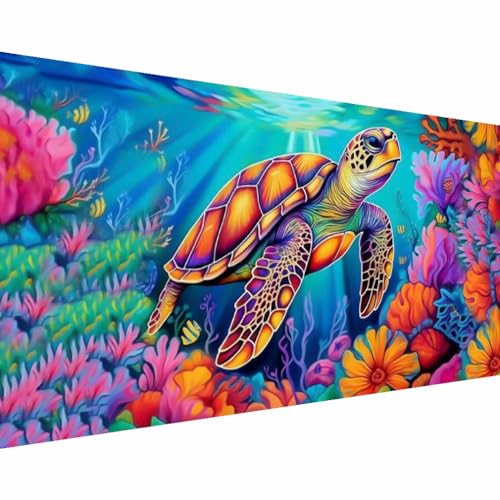 Schildkröten Diamond Painting Erwachsene Groß,Schildkröten Diamant Painting Bilder Erwachsene,5D Tiere Diamant Painting Bilder Groß Set für Home Wand Dekor(30x60cm) von Giahism