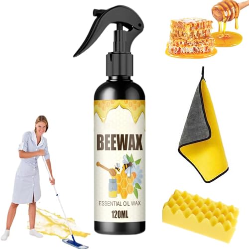 Gienslru Naturbienenwachs Holzreiniger Spray, Möbelpolitur und -Reiniger, Geschenk für Vatertag, Halloween, Weihnachten von Gienslru