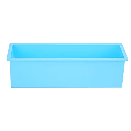 Gigicial 1200 ml Seifenstanzen-Box, rechteckige Silikon-Seifenstanzen, Toaster-Stanzformen, Werkzeug zur Herstellung von Boxen, sehr gut geeignet für selbstgemachte (Sky Blue) von Gigicial