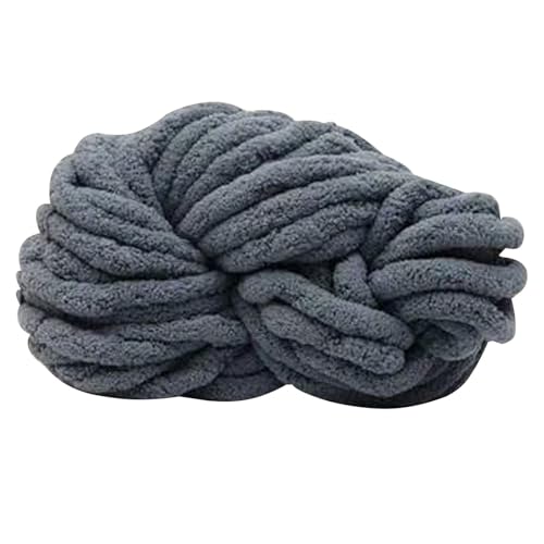 Gihioue Chenille Garn Salbei Zum Stricken, Handstricken Roving Dicke Wolle Garn Strickgarn, Soft Bulky Arm Stricken Dicke Wolle Zum Häkeln, Chenille Garn Salbei Für Strick von Gihioue