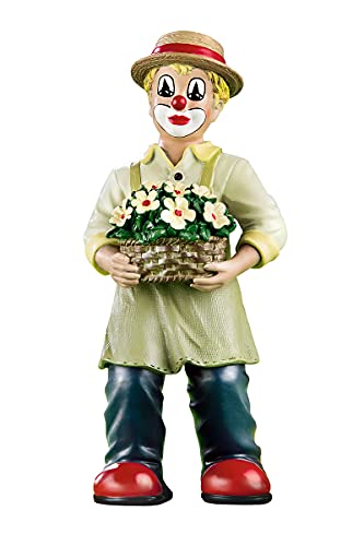 Gildeclown Blumenkorb - Valentinstag Blumen Geschenk für Frauen - Glücksbringer - in Geschenkkarton H 14 cm von Gildeclown