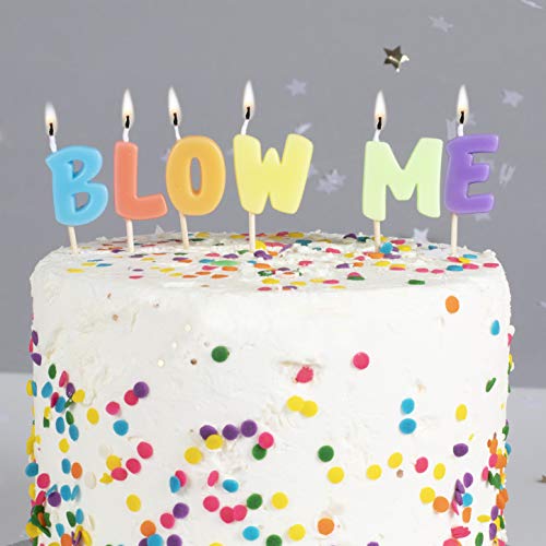 6 Nasty Birthday Blow me Tortenkerzen 7cm 6 Nasty Birthday Blow me Tortenkerzen 7cm von Ginger Ray