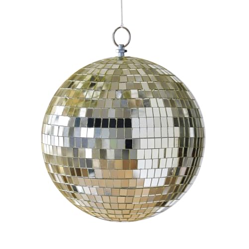 Ginger Ray Gold Disco Ball Hanging Party Decoration for Birthdays or New Year's Eve Parties 20cm von Ginger Ray