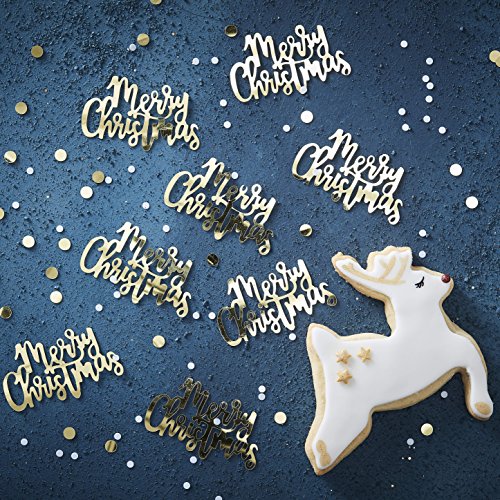 Ginger Ray Gold Foiled Scripted Merry Christmas 14 g von Ginger Ray