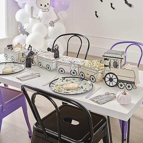 Ginger Ray Halloween Ghost Train Treat Sandwiches & Tortenständer mit Pop-Up-Figuren, Tischdekoration von Ginger Ray