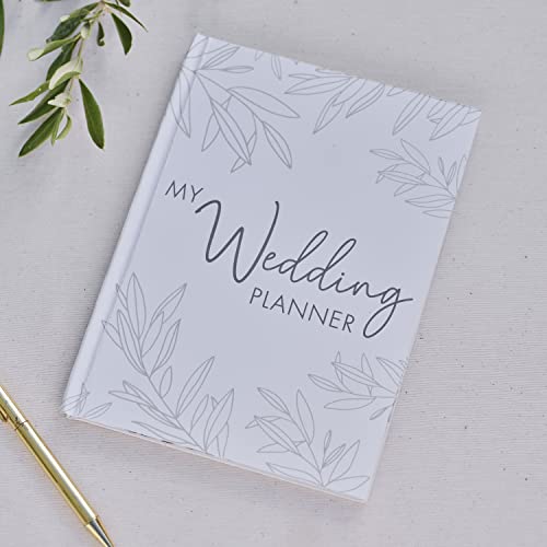 Ginger Ray Notizbuch Hochzeitsplaner, grün, weiß von Ginger Ray