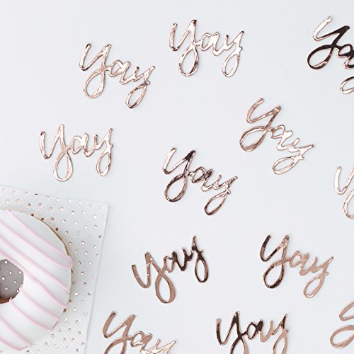 Ginger Ray Rose Gold Foiled YAY Birthday Pick & Mix von Ginger Ray