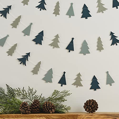 Ginger Ray Weihnachtsbaum Girlande Wimpelkette Party Papier Dekoration 4 Meter Länge NN-148 von Ginger Ray