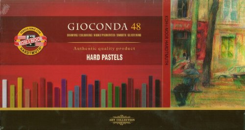 Gioconda Öl-Pastellkreiden 48er Set, Hart-Pastelle viereckig von Gioconda