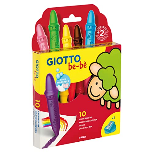 GIOTTO be-bè Super Cera Etui mit 10 Stück + Spitzer von GIOTTO be-bè