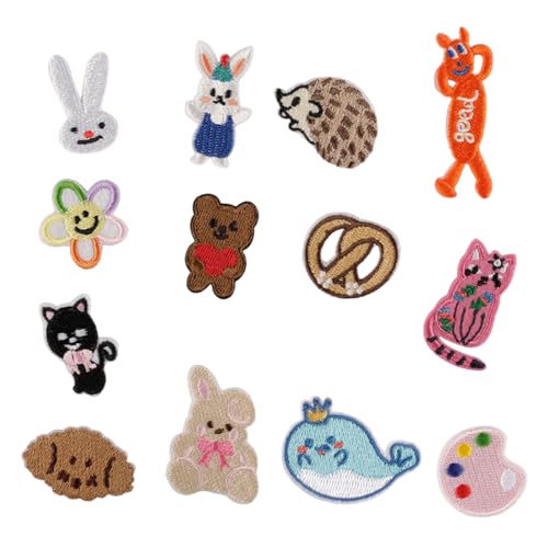 13 PCs Blumen Eisen Auf Flecken Cartoon Tierreparaturflecken Tragen Für Kleidung Jeans Rucksäcke 13 PCs Blumen Eisen Auf Flecken Cartoon Tierreparaturflecken Tragen Für Kleidung Jeans Rucksäcke von Gissroys