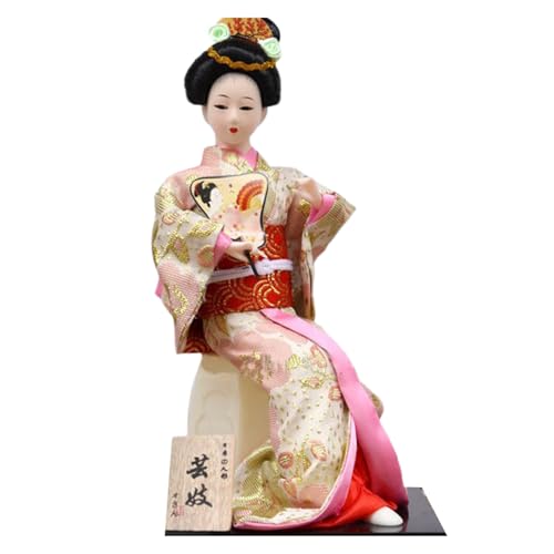 Exquisites 30,5 cm Kimono-Geisha-Puppen, Tischdekoration für japanische Themen, Esszimmer, Raumdekoration Exquisites 30,5 cm Kimono-Geisha-Puppen, Tischdekoration für japanische Themen, Esszimmer, Raumdekoration von Gissroys