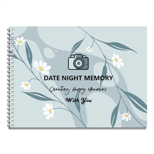 Scratch Off Date Night Ideas, Couples Date Night Photo Album, Fun Scratch-Off Dating Game, Romantic Surprise Challenges, 29x21x1.2cm, Wedding & Valentine’s Gift von Gitekain