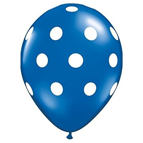 Giwnhvx 20 Pc 12 Polka Dot Latex Ballon Alles Gute Zum Geburtstag Baby Shower Hochzeit Braut Spot (Dunkelblau /) von Giwnhvx